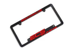 ECS Tuning License Plate Frame - Red