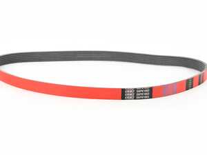 ES#4485232 - 6Pk1003 - Performance Kevlar Reinforced Belt - N20/N26 - Our Red Kevlar accessory Belts are both an aesthetic improvement and a performance alternative to a traditional belt. - ECS - BMW Volkswagen