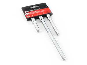 ES#3238576 - 640842 - 3 Piece 1/4 in. Dr. Socket Extension Bar Set - Reach that unreachable fastener in a flash with Powerbuilt socket extension bars. - Powerbuilt - Audi BMW Volkswagen Mercedes Benz MINI Porsche