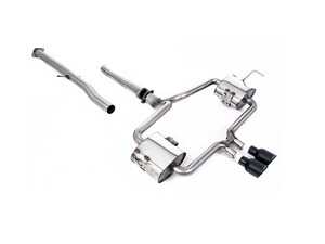 ES#4629932 - SSXM480 - Cat-Back Exhaust System - Non Resonated R53 MINI Cooper S/JCW - Black Tips  - 2.50" stainless steel with dual 76.2mm Special detachable black tips. - Milltek Sport - MINI