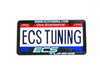 ES#264052 - ECS-LP-FRAME-SKY - ECS Tuning License Plate Frame - Sky Blue - Black fade resistant plastic frame with raised letters - ECS - Audi BMW Volkswagen Mercedes Benz MINI Porsche