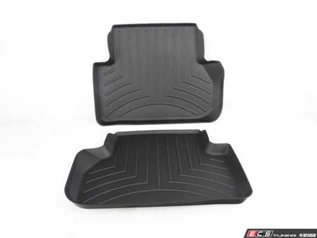 ES#4443380 - 449073 - Rear FloorLiner DigitalFit - Black - Laser measured for perfect fitment and ultimate protection against moisture and debris - WeatherTech - Audi
