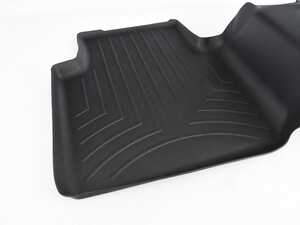 ES#3491850 - 449893 - Rear FloorLiner - Black (2nd Row) - Laser measured for perfect fitment and ultimate protection against moisture and debris - WeatherTech - Volkswagen