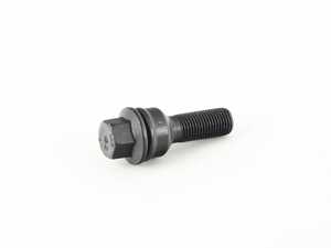 ES#4147784 - 1453507ASW - Floating Ball Seat Wheel Bolt (Black) - 14x1.5x35mm - Priced Each - Black zinc coated wheel bolts made specifically for OE wheels - H&R - Audi