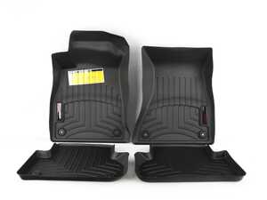 ES#4143443 - ZAW061541HDSP - Guard Mats&trade; Floor Liner Front - Black - Custom-molded for Audi A4 - Genuine Volkswagen Audi - Audi