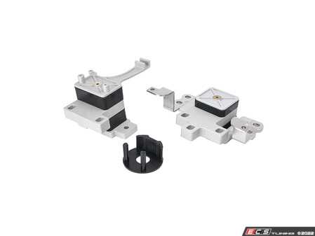 ES#4630098 - EBFI77-K7-4A12 - BFI Stage 1 Engine Mount Kit - Version 2 Torque Arm  - Billet engine transmission mounts with 70A durometer dogbone insert - Black Forest Industries - Volkswagen