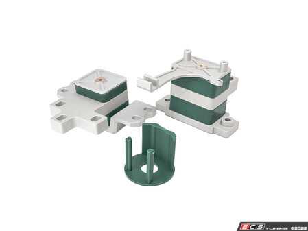ES#4630104 - EBFI77-K7-4T22 - BFI Stage 2 Engine Mount Kit - Version 2 Torque Arm  - Billet engine and transmission mounts with 85A durometer dogbone insert - Black Forest Industries - Volkswagen