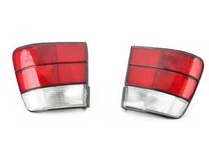 ES#3663246 - 444-1903P-UQ-CR - Tail Lights - Pair - Red/Clear tail lights to replace your cracked or faded stock lights - Depo - BMW