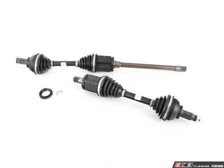 ES#4159480 - 31607505200sKT - Front Axle Shaft Replacement Kit - Includes left and right axles and hardware - Assembled By ECS - BMW