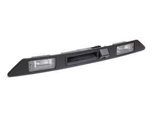 ES#248359 - 4L08275743Fz - License Plate Light Trim Assembly - Black Plastic trunk grip molding and includes license plate lights - Genuine Volkswagen Audi - Audi
