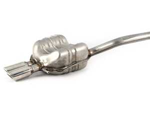 ES#2132652 - 5C6253609F - Rear muffler - Sends exhaust gases out of the rear of the vehicle and keeps the noise down - Genuine Volkswagen Audi - Volkswagen