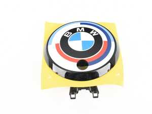 ES#4563907 - 51148087199 - BMW 50th Anniversary M Heritage Edition Roundel - Trunk - Celebrate BMW with this beautiful 50th M Heritage trunk roundel. Don't wait, they may not be around forever! - Genuine BMW - BMW