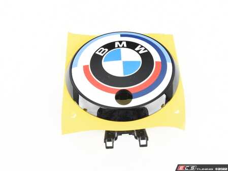 ES#4563907 - 51148087199 - BMW 50th Anniversary M Heritage Edition Roundel - Trunk - Celebrate BMW with this beautiful 50th M Heritage trunk roundel. Don't wait, they may not be around forever! - Genuine BMW - BMW