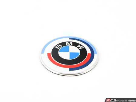 ES#4563902 - 51148087189 - BMW 50th Anniversary M Heritage Edition Roundel - Trunk - Celebrate BMW with this beautiful 50th M Heritage trunk roundel. Dont wait, they may not be around forever! - Genuine BMW - BMW