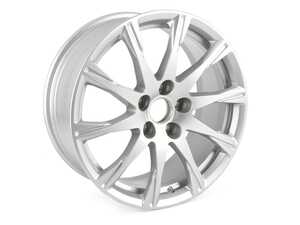 ES#3087146 - 8W0601025C - 17" 10-Spoke Alloy Wheel - Priced Each  - 17x7.5", et38, 5x112, 66.56mm cb, Diamond Silver - Genuine Volkswagen Audi - Audi