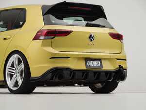 ES#4751430 - 015158LA01EBKT - MK8 GTI Gloss Black Rear Diffuser & Hatch Spoiler Extension - Add aggressive styling with our In-House Engineered Gloss Black Rear Diffuser and Trunk Spoiler - Enthusiast Bundles - Volkswagen