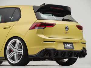 ES#4751431 - 015158LA01EB2KT - MK8 GTI Gloss Textured Rear Diffuser & Hatch Spoiler Extension - Add aggressive styling with our In-House Engineered textured Black Rear Diffuser and Gloss Black Trunk Spoiler - Enthusiast Bundles - Volkswagen