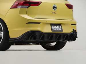 ES#4685615 - 158LA01-04KT - MK8 GTI Rear Diffuser - Textured Black - Add aggressive styling with our In-House Engineered Textured Black Rear Diffuser! - ECS - Volkswagen