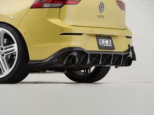 ES#4691006 - 033123la01KT - MK8 GTI Carbon Fiber Rear Diffuser - (NO LONGER AVAILABLE) - Add aggressive styling with our In-House Engineered Carbon Fiber Rear Diffuser! - ECS - 