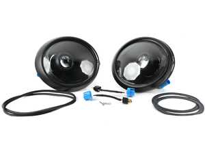 ES#3996463 - EL13BL.CL.BLK - Rennline LED Headlight Conversion Set - Black Reflector - Clear Lens -  Black Trim Ring - (NO LONGER AVAILABLE) - Transform the look and the night time drivability of your Classic Porsche - Rennline - 