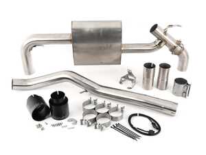 ES#4505386 - D660-0089 - Free Flow Axle Back Valved Axle-back Exhaust - Polished Tips  JCW Models - Two tones exhaust that lets you hit a switch for a more aggressive sound - Dinan - BMW MINI