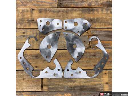 ES#4141686 - e36RearChassisRK - Rear Chassis Reinforcement Kit - This is a must-have reinforcement. This 6-piece reinforcement plate kit reinforces the stock pocket bungs to prevent failure. - Condor Speed Shop - BMW