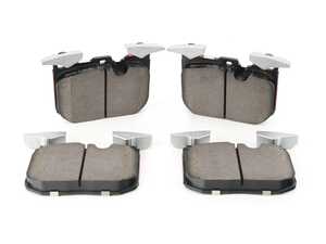 ES#4485877 - 34106872334 - Premium NAO Ceramic Front Brake Pad - Set - Quality replacement brake pads from an original equipment supplier. NAO pads are a step further towards comfort while decreasing pad wear. - Brembo - BMW