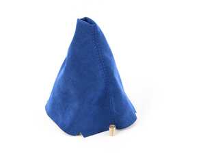 ES#4004834 - 5234-1K-303 - BFI Manual Blue Alcantara Shift Boot - Blue Stitching - Compliment your BFI shift knob with a custom shift boot made from the finest materials available - Black Forest Industries - Volkswagen