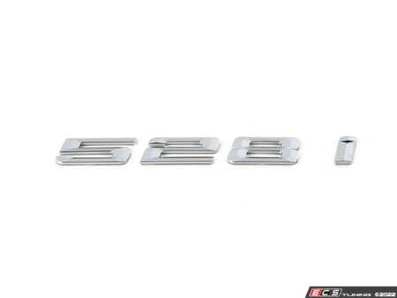 ES#2080064 - 51147219539 - Emblem - "528i" for Trunk Lid - Genuine BMW - BMW