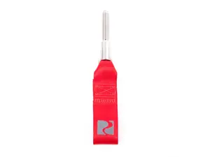 ES#4641955 - E309 - Strap Style Tow Hook - Red - 5/8-11 Thread - Designed to handle any off-track adventure quickly and reliably - Rennline - Audi BMW Volkswagen Mercedes Benz MINI Porsche