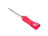 ES#4641957 - E311 - Front Strap Style Tow Hook - Red - Designed to handle any off-track adventure quickly and reliably - Rennline - Porsche