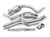 ES#3979040 - CBK0010 - APR Catback Exhaust System - Without Center Resonator  - T304 stainless-steel with Dual 2.75" to quad 2.5" mandrel-bent brushed tubing - Smooth your exhaust note to a deep growl, without adding restrictions! - APR - Audi