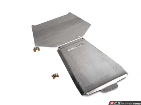 ES#4624177 - 008751la01KT - E53 X5 Transmission Skid Plate Kit (04-06) - Protect your vehicle's transmission with this 1/4" thick aluminum skid plate! A great addition to protect your X5 and a necessity when overlanding/offroading. - ECS - BMW