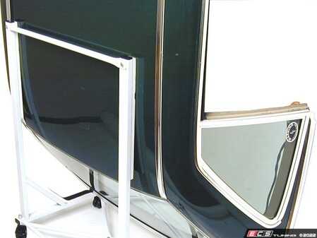ES#2533813 - TC107WHITE - Hard Top Cart / Carrier - White Rollable Cart For Hard Top Storage - URO - Mercedes Benz Porsche
