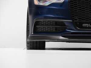 ES#4429748 - 39771LA01 - C7 S6 / A6 S-Line Front Bumper Grille Accent Set - Carbon Fiber - Hand-laid carbon fiber to upgrade your exterior styling - ECS - Audi