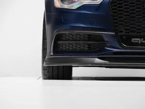 C7 S6 / A6 S-Line Front Bumper Grille Accent Set - Carbon Fiber