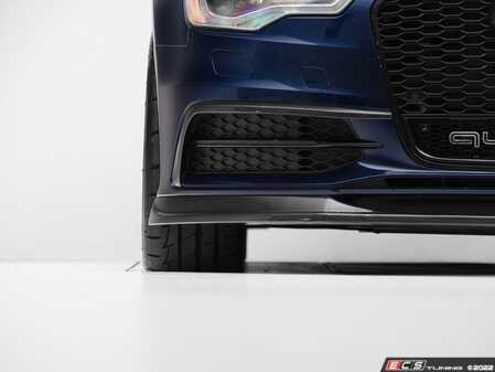 ES#4429748 - 39771LA01 - C7 S6 / A6 S-Line Front Bumper Grille Accent Set - Carbon Fiber - Hand-laid carbon fiber to upgrade your exterior styling - ECS - Audi