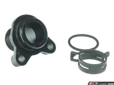 ES#4877194 - 11537545890PRMK - Coolant Hose Connector - Metal Connector vs OEM Plastic - URO Premium - BMW