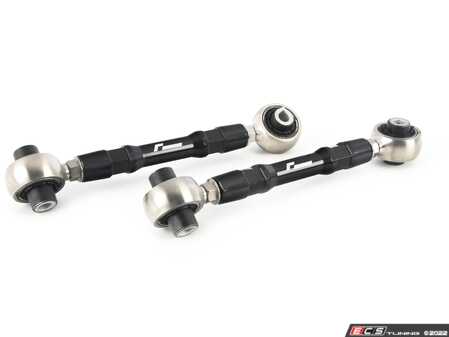 ES#4608287 - VWR501000 - Adjustable Rear Toe Links - A direct replacement for the stock stamped steel and softly-bushed factory arms that allows for toe adjustment - Racingline - Audi Volkswagen