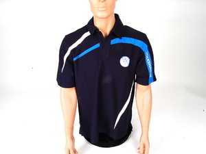 ES#2215142 - 10850-MD - Navy Performance Polo Shirt - Medium - Show off your VW pride  - DriverGear - Volkswagen