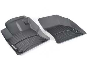 ES#3605008 - 17B061541DSP - MuddyBuddy - FloorLiner Set - Black - Featuring raised edges help to contain snow, slush, mud and everyday spills - Genuine Volkswagen Audi - Volkswagen
