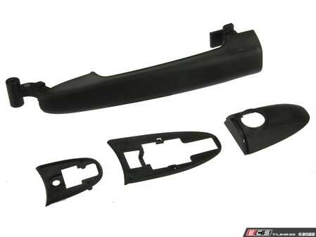 ES#4642788 - 9067600277KIT - Door Handle Kit - Front Left - Exterior Door Handle - Front Left - Textured Black - With Keyhole - Does Not Include Lock Cylinder - URO - Mercedes Benz