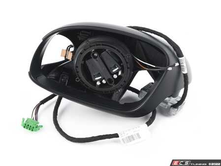 ES#300686 - 1C1857507ABGRU - Beetle Side View Mirror Assembly - Left  - Replace the damaged mirror cap on your Beetle and restore your vehicle's functionality - Genuine Volkswagen Audi - Volkswagen