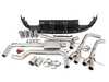 ES#4642872 - 020846la02KT - MK7 Jetta Quad Exit Cat-Back Exhaust System - With Carbon Fiber Rear Diffuser & 3.5"  Chrome Tips - (NO LONGER AVAILABLE) - Upgrade the appearance and sound of your 1.4T Jetta with our ECS Quad-Tip Exhaust and Carbon Fiber Rear Diffuser Kit - ECS - 