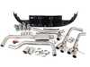 ES#4642887 - 020846LA02 - MK7 Jetta Quad Exit Cat-Back Exhaust System - With Gloss Black Rear Diffuser & 3.5"  Chrome Tips - (NO LONGER AVAILABLE) - Upgrade the appearance and sound of your 1.4T Jetta with our ECS Quad-Tip Exhaust and Gloss Black Rear Diffuser Kit - ECS - 