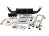 ES#4642892 - 020846LA02 - MK7 Jetta Quad Exit Cat-Back Exhaust System - With Gloss Black Rear Diffuser & 3.5"  Black Chrome Tips - (NO LONGER AVAILABLE) - Upgrade the appearance and sound of your 1.4T Jetta with our ECS Quad-Tip Exhaust and Gloss Black Rear Diffuser Kit - ECS - 