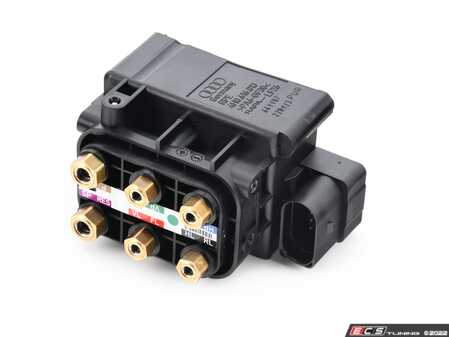 ES#4422852 - 4H0616013D - Air Suspension Solenoid Valve  - For vehicles with self-leveling suspension - Genuine Volkswagen Audi - Audi