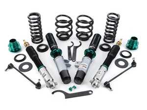 ES#2863190 - MRCDKBF30EZ - EU Series Coilover Kit - Ride height adjustable coilover system with 15-way damping adjustments and conservative spring rates perfect for slamming your car on a budget. - Megan Racing - BMW