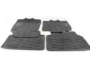 ES#4340858 - 11B06150082V - ID.4 All Weather Floor Mat Set - All-Season protective rubber mats for both rows of seats - Genuine Volkswagen Audi - Volkswagen