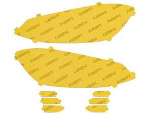 ES#4608016 - VW052Y - Protective Film For Front Lights - Yellow - Protective covers for headlights and fog lights. - Lamin-X - Volkswagen